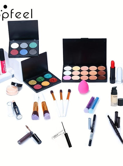 KissICON Popfeel 24pc Makeup Set – Perfect Beginner Holiday
