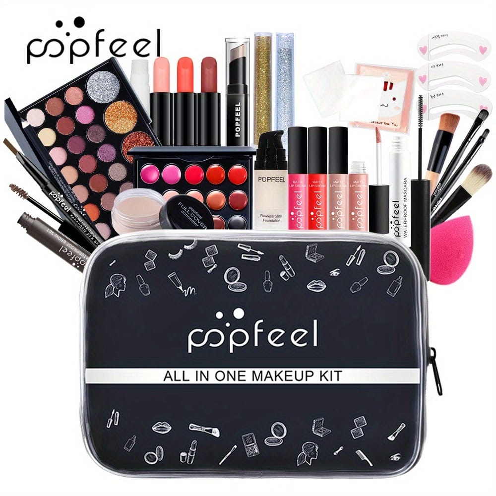 KissICON Popfeel 24pc Makeup Set – Perfect Beginner Holiday