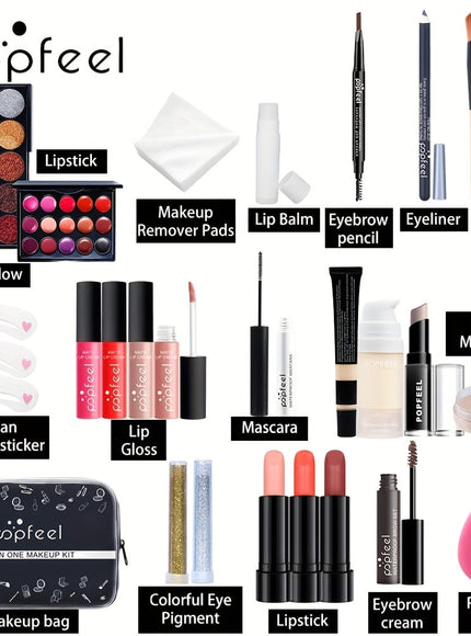 KissICON Popfeel Allinone Travel Makeup Kit