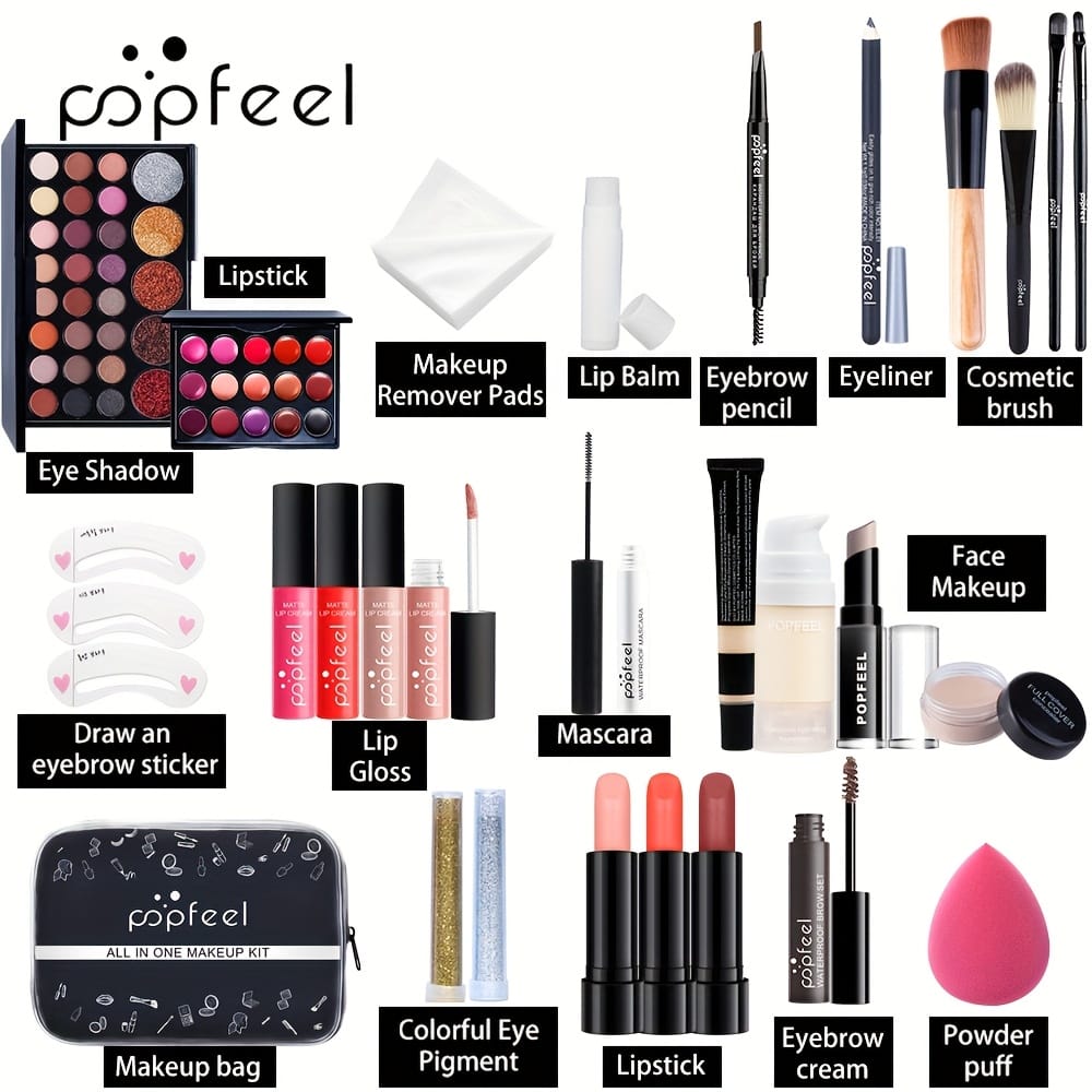 KissICON Popfeel Allinone Travel Makeup Kit