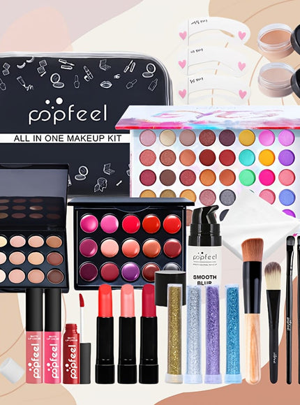 KissICON Popfeel Allinone Travel Makeup Kit