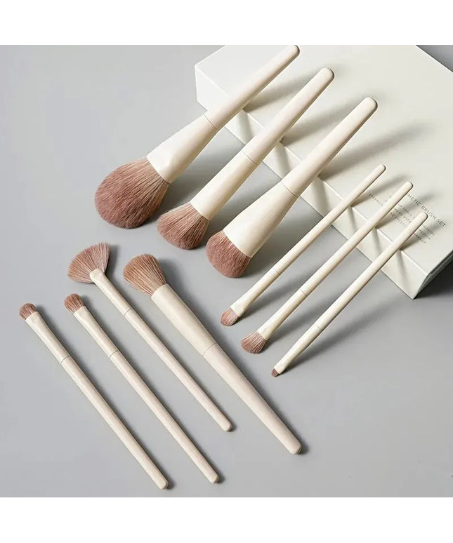 KissICON Premium 10 Piece Makeup Brush Set Nylon Bristles