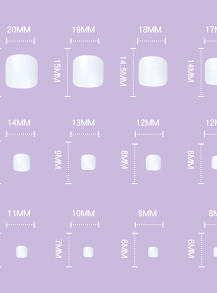 KissICON Press On Nails Simple Summer Rainbow French Wearing
