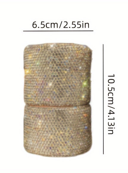 Sparkle  Shine Glitter Brush Set with Rhinestone Bucket