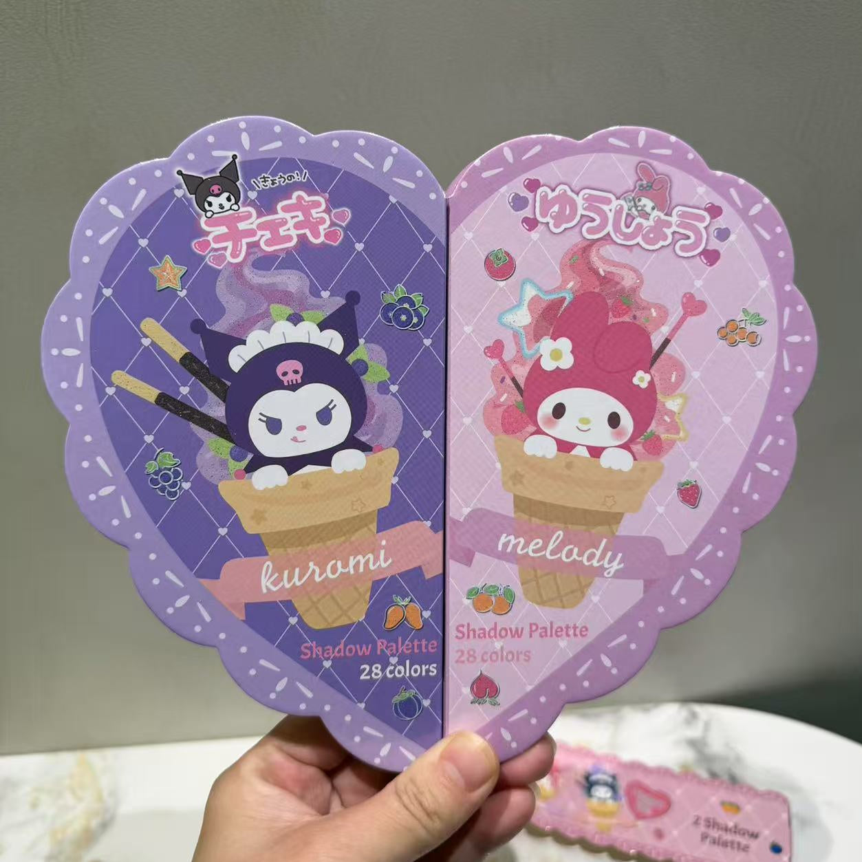Sanrio Kuromi Melody 56Color Eyeshadow  Blush Palette