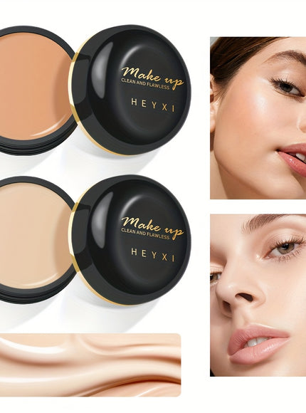 HEYXI Full Coverage Waterproof Matte Concealer  Scars  Dark Spots Hide LongLasting PlantBased Formula for All Light Beige Tones MultiColor Options Natural Finish Compact Size for OntheGo Application