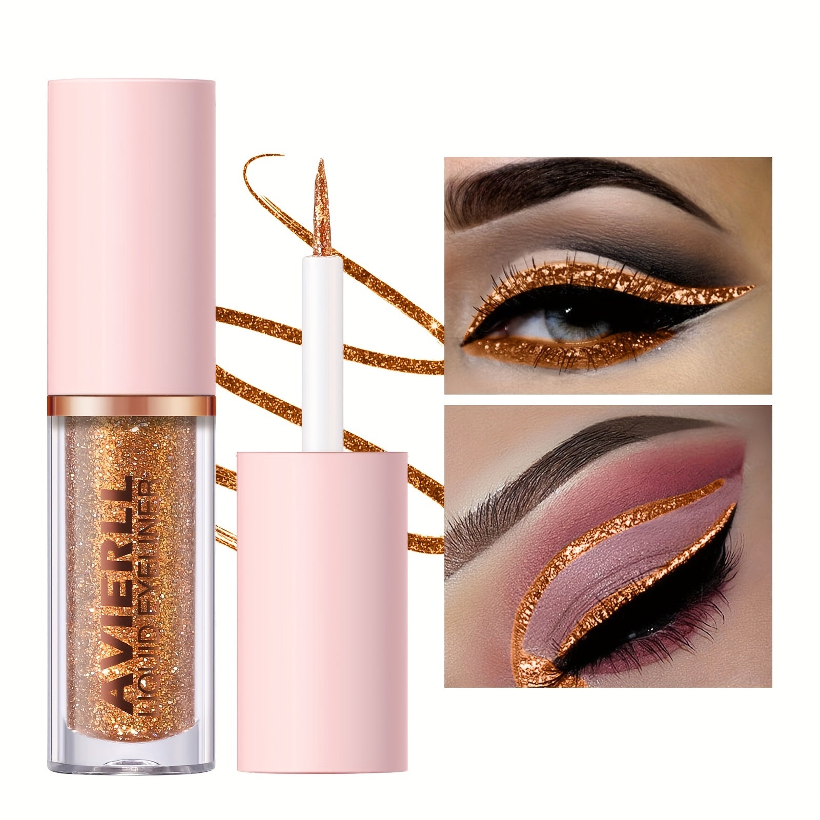 Sparkle 8Color LongLasting Waterproof Glitter Eyeliner Set