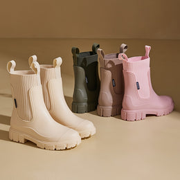 Chic SlipResistant Chelsea Rain Boots for Everyday Comfort