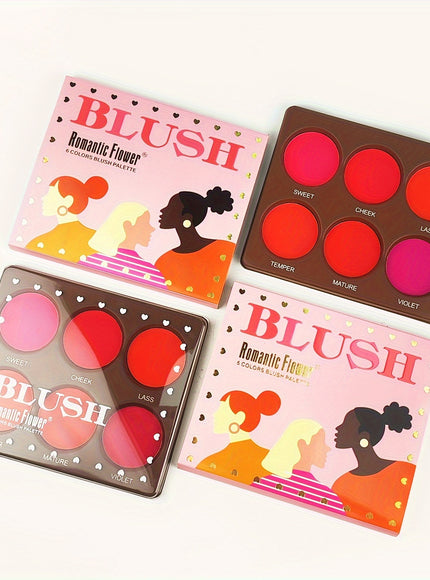 Berry Matte Blush Palette LongLasting All Skin Tones