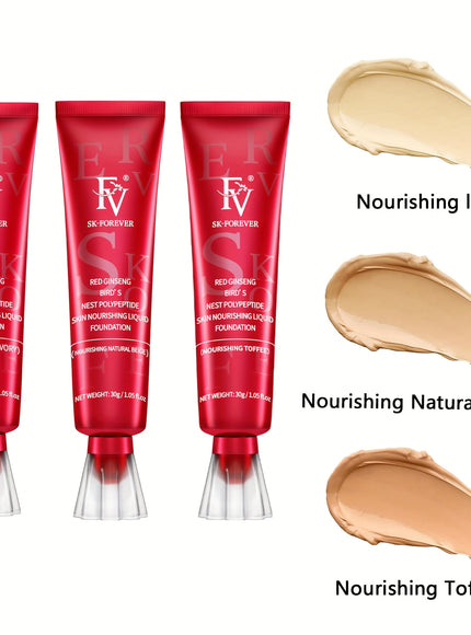 FV Hydrating Dewy Liquid Foundation  Medium Coverage Waterproof  LongLasting Matte Finish Lightweight Formula for DryCombination Light Beige Ivory to Natural Beige Shades Nourishing Classic Ivory  Natural Beige Options