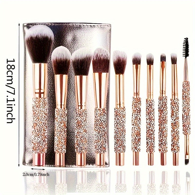 1012pc Pro Makeup Brush Set Perfect Gift for Her