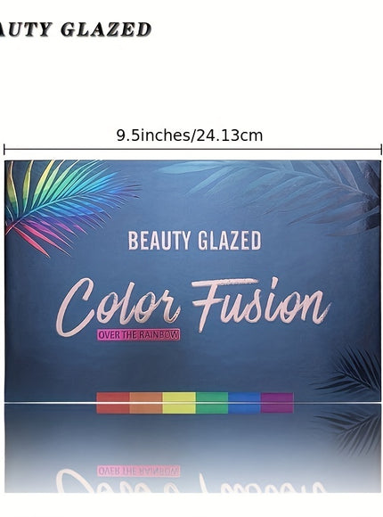 39Color Ultra Pigmented Rainbow Eyeshadow Palette  Matte Metallic  Glitter Finishes Vibrant Mixed Color System for Stunning Eye Makeup Ideal for Carnival Mardi Gras  Masquerade Events