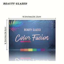 39Color Ultra Pigmented Rainbow Eyeshadow Palette  Matte Metallic  Glitter Finishes Vibrant Mixed Color System for Stunning Eye Makeup Ideal for Carnival Mardi Gras  Masquerade Events
