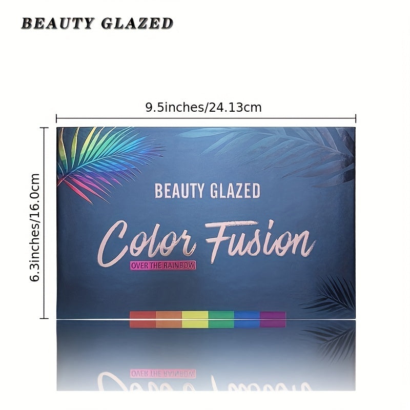 39Color Ultra Pigmented Rainbow Eyeshadow Palette  Matte Metallic  Glitter Finishes Vibrant Mixed Color System for Stunning Eye Makeup Ideal for Carnival Mardi Gras  Masquerade Events