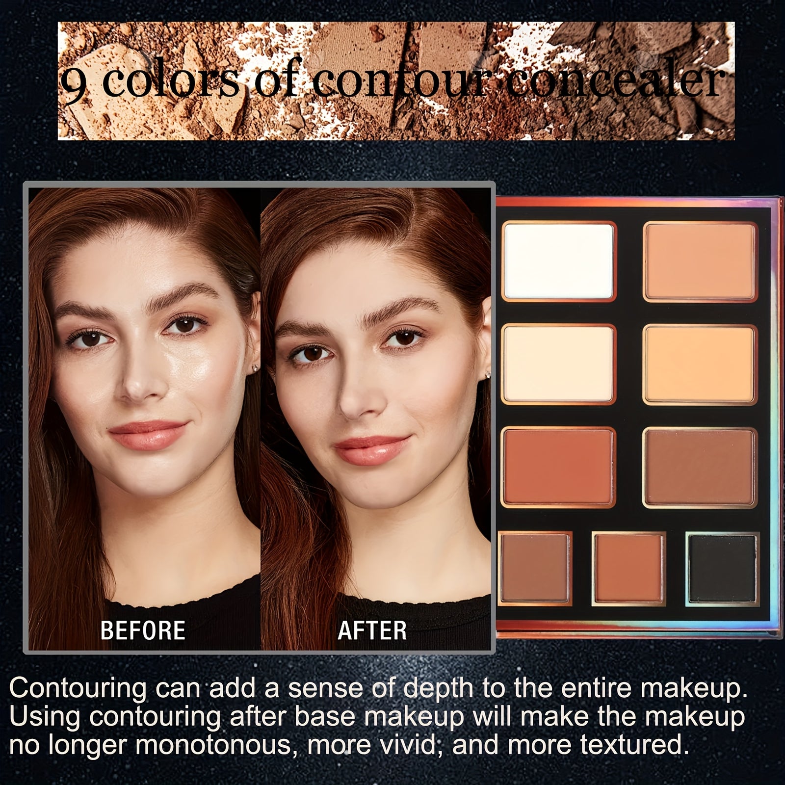 Extra Large 55Color Palette Eyeshadow Gloss Highlighters