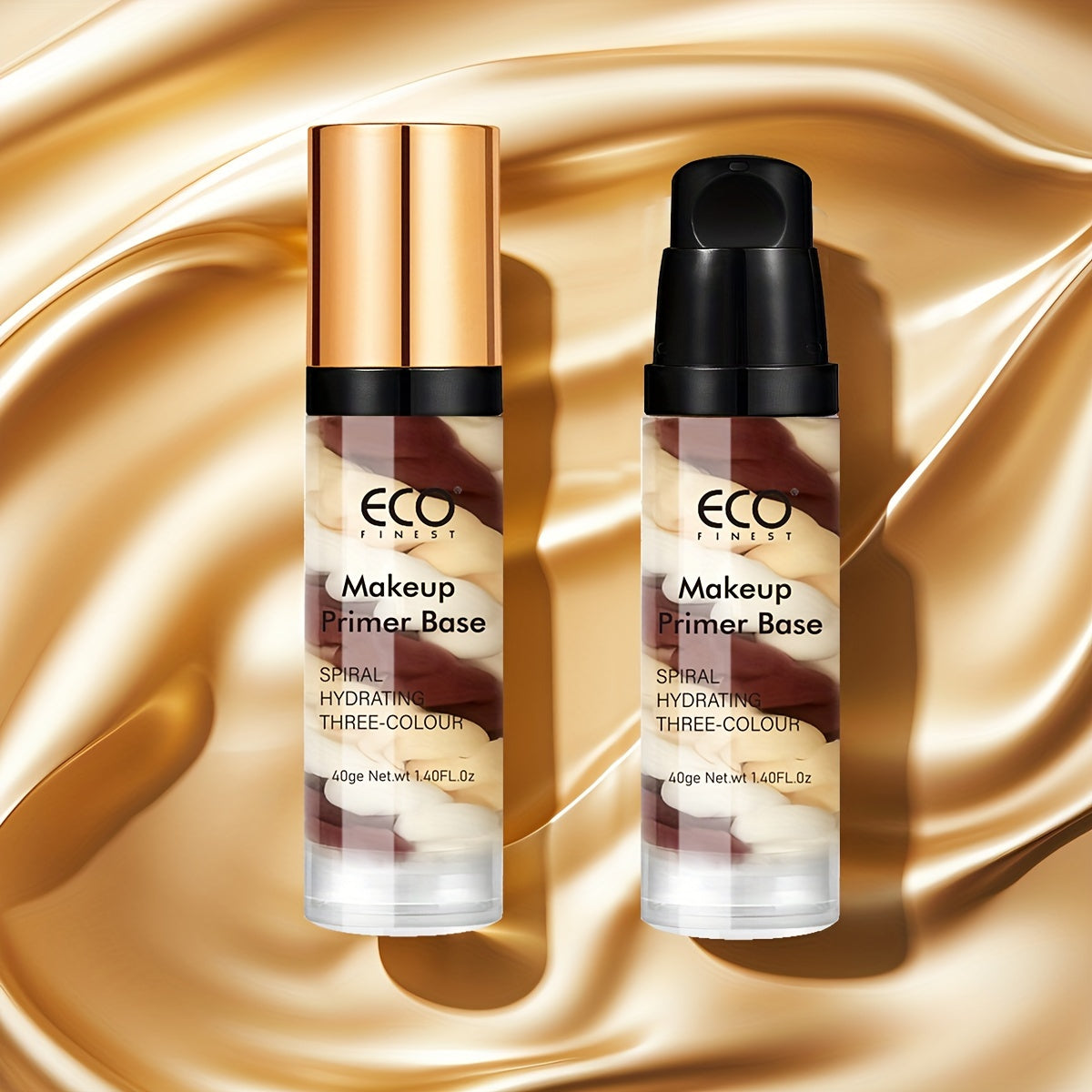 Brightening Makeup Makeup Primer  Two Bottles of 40g  Brightening Moisturizing  Even Skin Tone Conceals Imperfections Pores