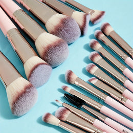 Princess Rose 18pc Premium Makeup Brush Set w Case
