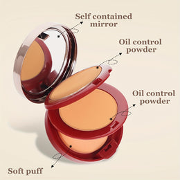 Romantic Flower Waterproof OilControl Matte Setting Powder