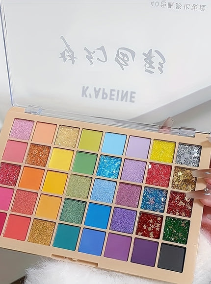 KAPEINE 40Color Rainbow Eyeshadow Matte  Glitter