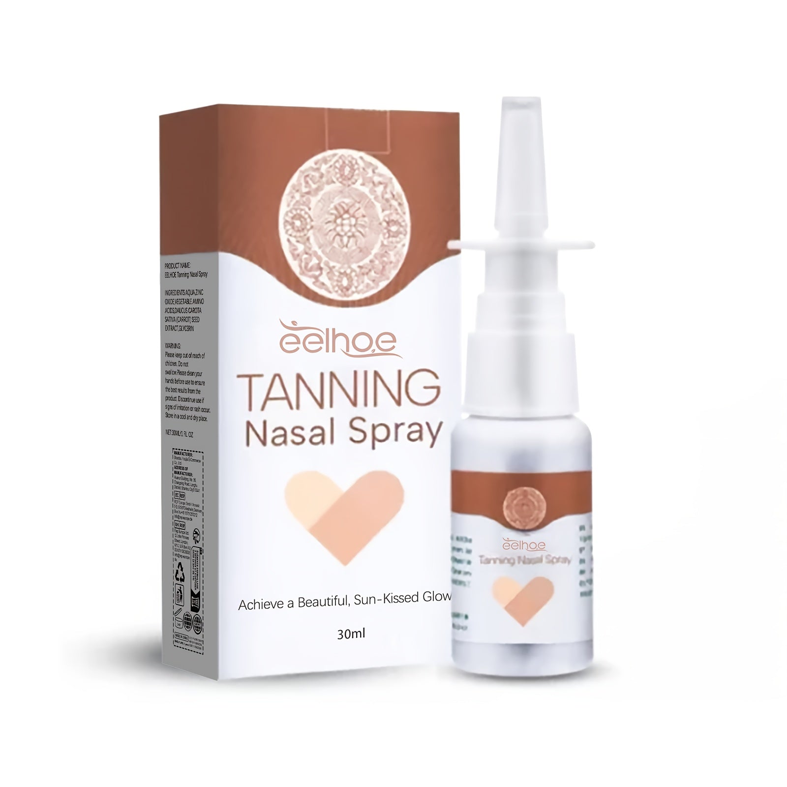 Glow Bronze Tanning Spray Beach Ready Light Beige
