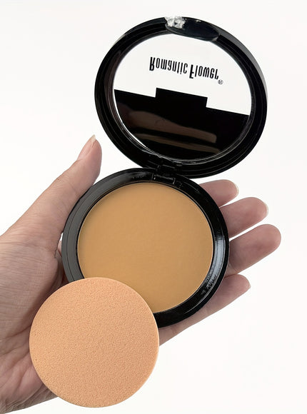 3Color Matte Powder Compact Oil Control LongLasting Finish