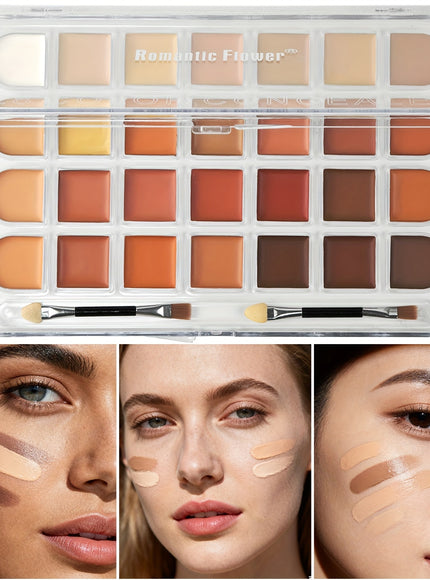 28Color Full Coverage Waterproof Matte Concealer Palette