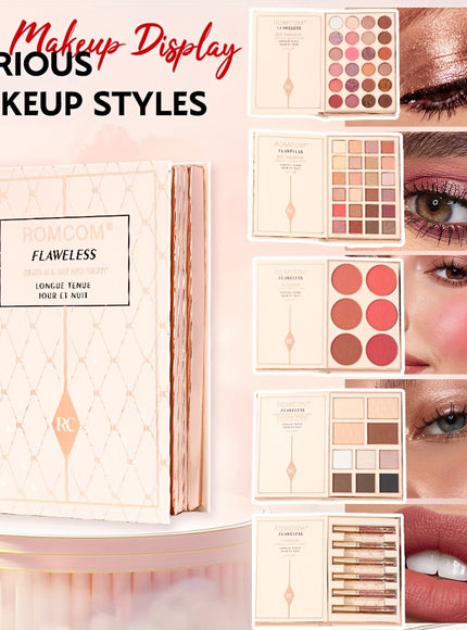 BookShaped Makeup Palette Pearlescent Versatile GiftReady