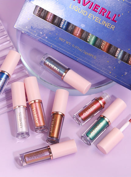 Chameleon 8Color Waterproof Shimmer Eyeliner Set