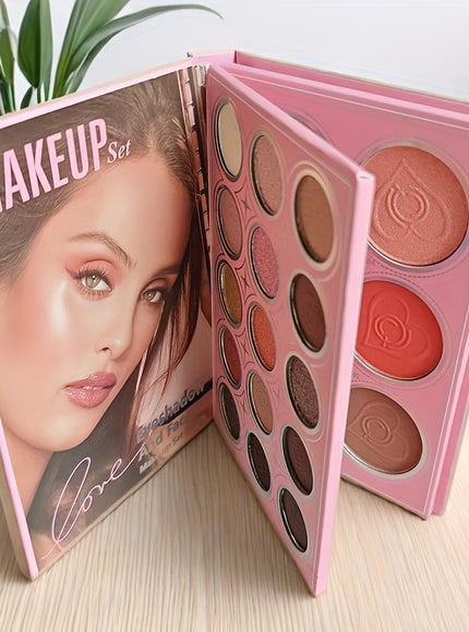 Elegant 21Color Rose Makeup Palette  Blush Set