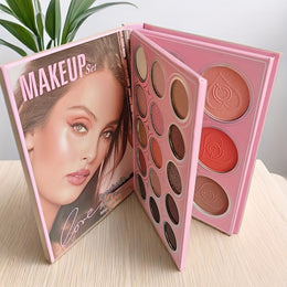 Elegant 21Color Rose Makeup Palette  Blush Set
