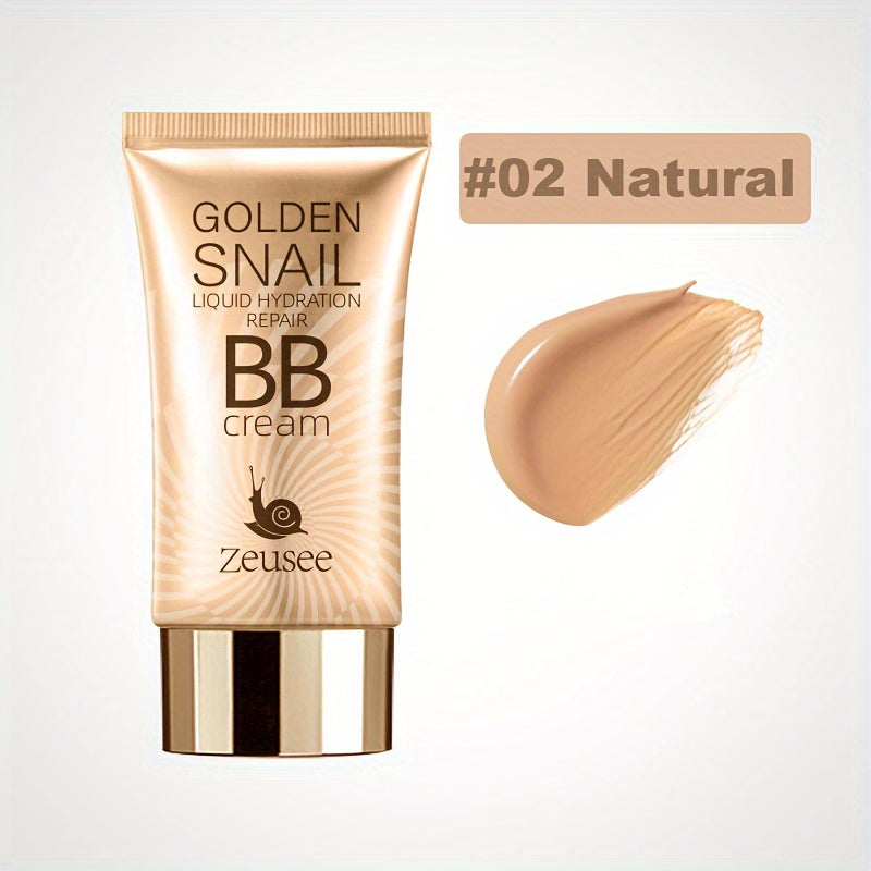 Golden Snail BB Cream Foundation Primer  Full Coverage Matte Finish Moisturizing BB Cream for All Skin Types PoreHiding  Blemish Covering 14  17 Fl Oz Beauty PrimerMatte Finish FoundationPoreless Finish Golden Snail