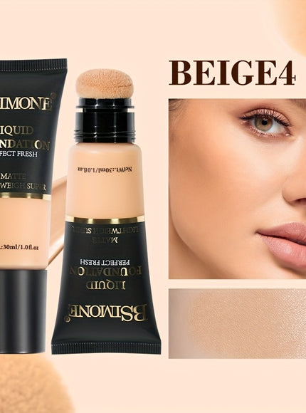 BSIMONE 6Color Liquid Foundation Set  LongLasting Moisturizing Waterproof  Sweatproof Concealers for All Skin Types  Portable NonCaking Formula Perfect for Travel Summer Black Friday Christmas Festivals Cosplay Parties  Ideal Gift for Moth
