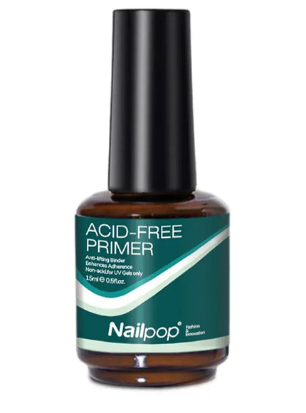 KissICON Primer 15ml Nailpop 10ml Rubber Base Gel Top Coat Soak