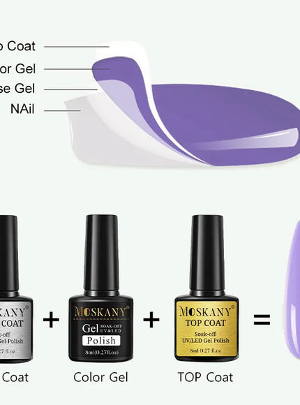 KissICON Primer Set Acrylic No Acid Primer Nail Art Set Base