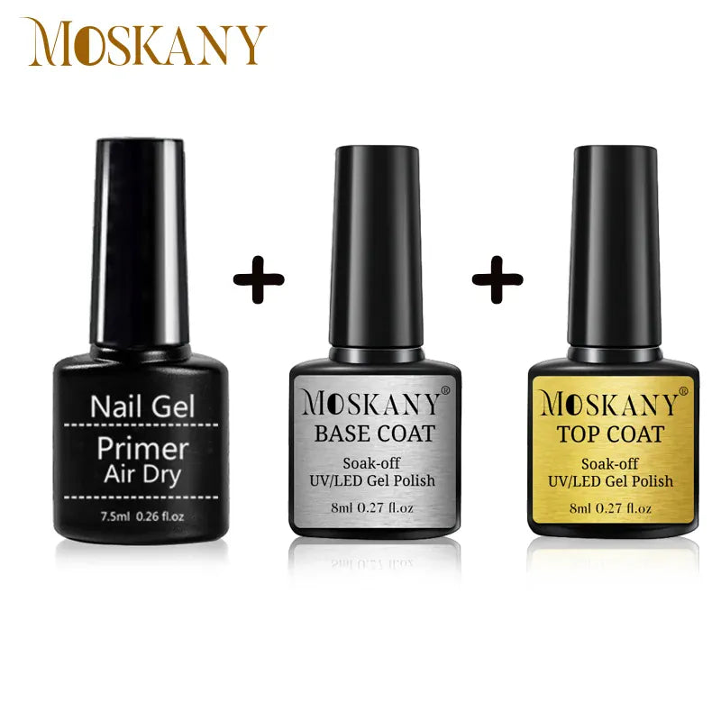 KissICON Primer Set Acrylic No Acid Primer Nail Art Set Base