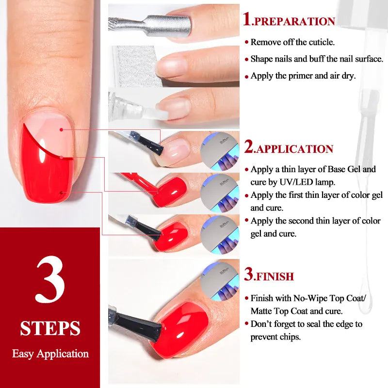 KissICON Primer set KissIcon Acrylic No Acid Primer Nail Art Set