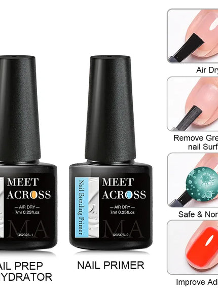 KissICON Primer set KissIcon Acrylic No Acid Primer Nail Art Set