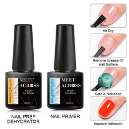KissICON Primer set KissIcon Acrylic No Acid Primer Nail Art Set