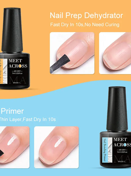 KissICON Primer set KissIcon Acrylic No Acid Primer Nail Art Set