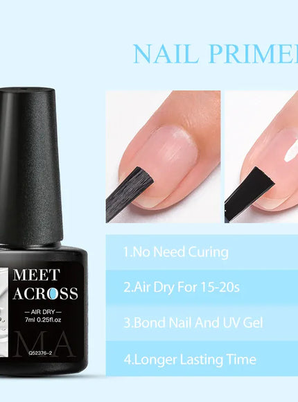 KissICON Primer set KissIcon Acrylic No Acid Primer Nail Art Set