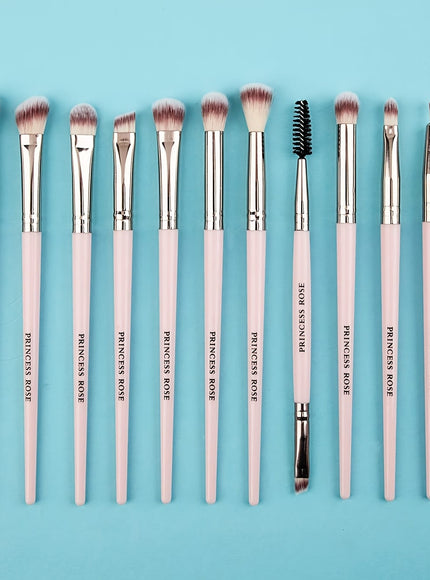 KissICON Princess Rose 18pc Premium Makeup Brush Set – W
