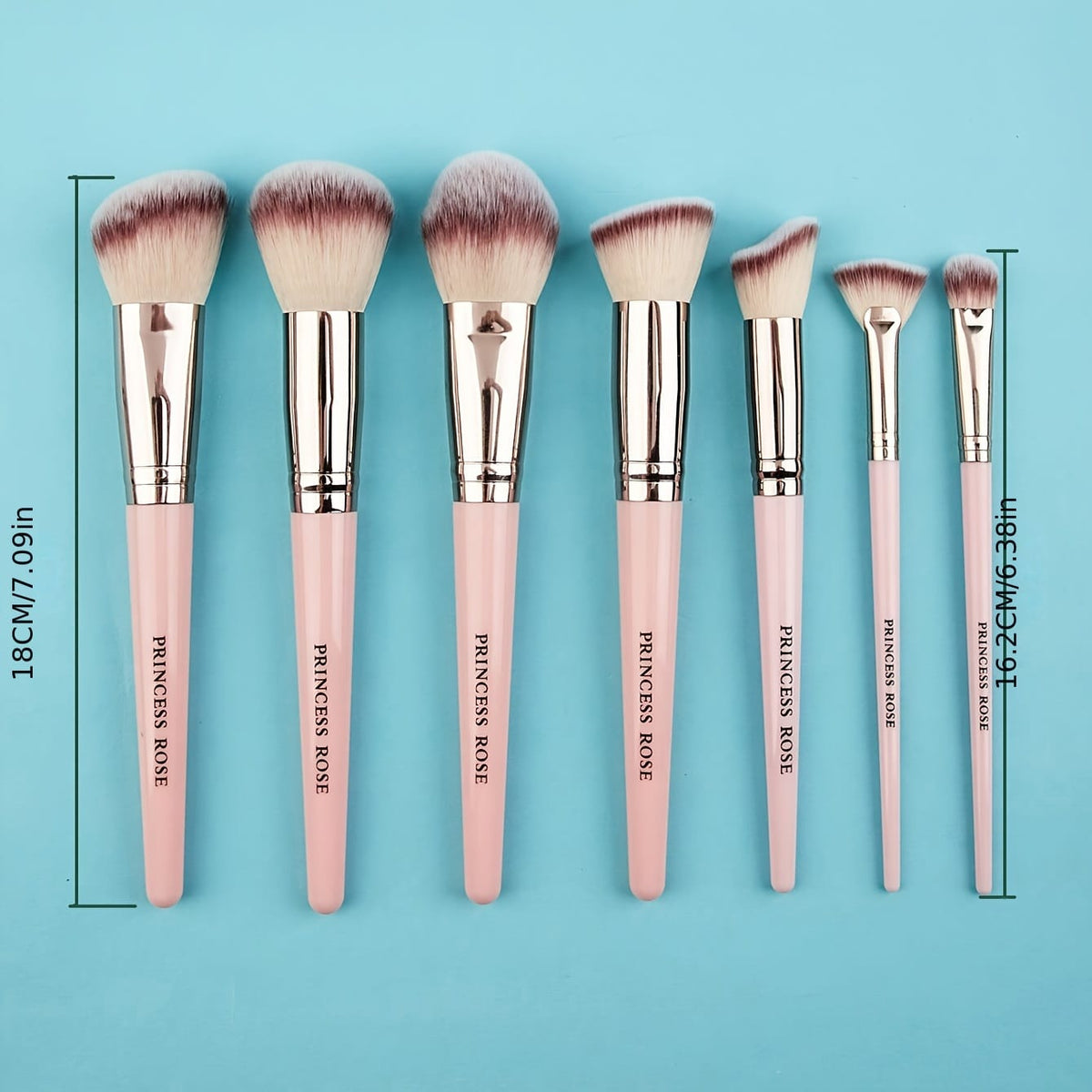 KissICON Princess Rose 18pc Premium Makeup Brush Set – W
