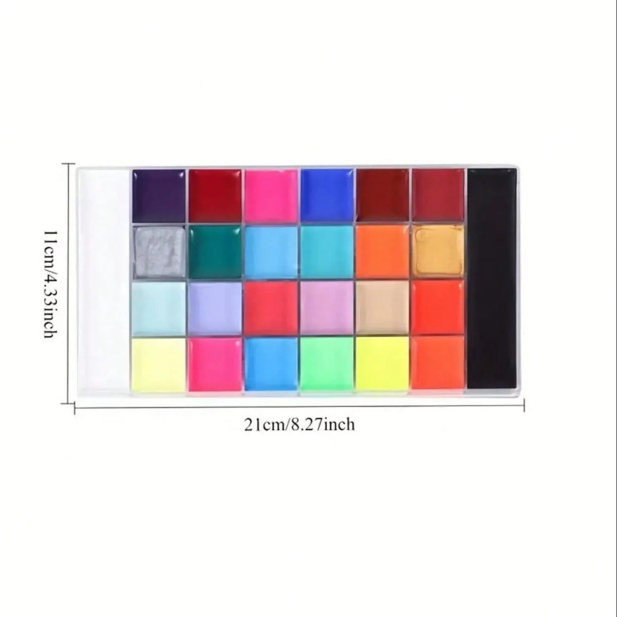 KissICON Pro Waterproof Vibrant Face  Body Paint Palette Sets