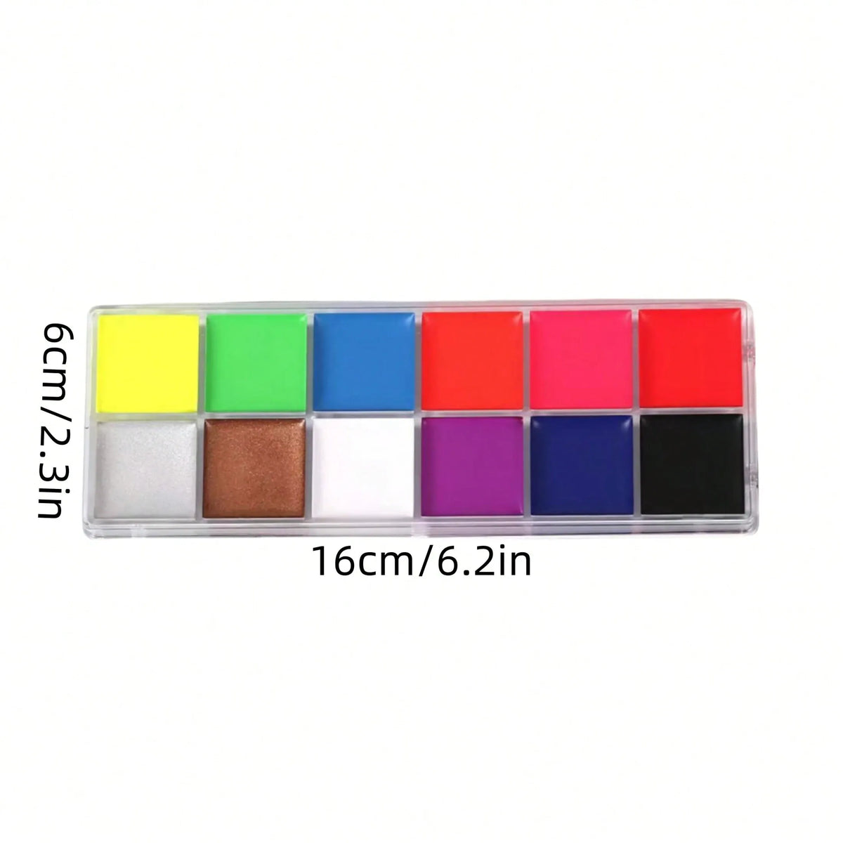 KissICON Pro Waterproof Vibrant Face  Body Paint Palette Sets