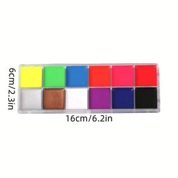 KissICON Pro Waterproof Vibrant Face  Body Paint Palette Sets