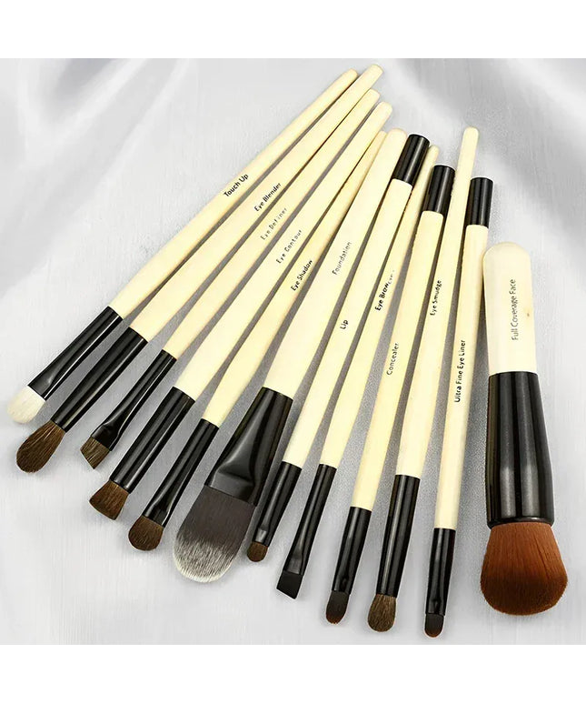 KissICON Professional Goat Hair Brushes For Foundation Eyeshadow