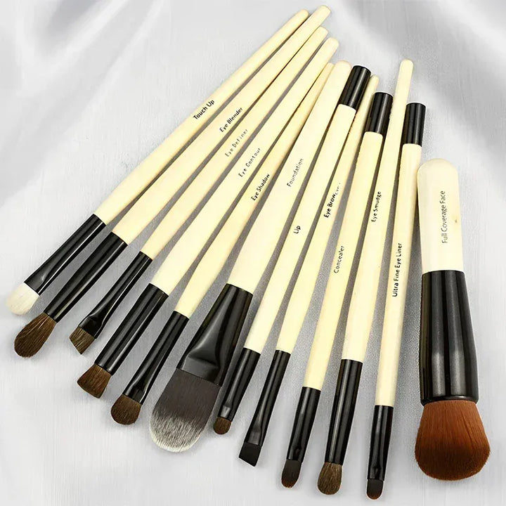 Professional Goat Hair Brushes For Foundation Eyeshadow