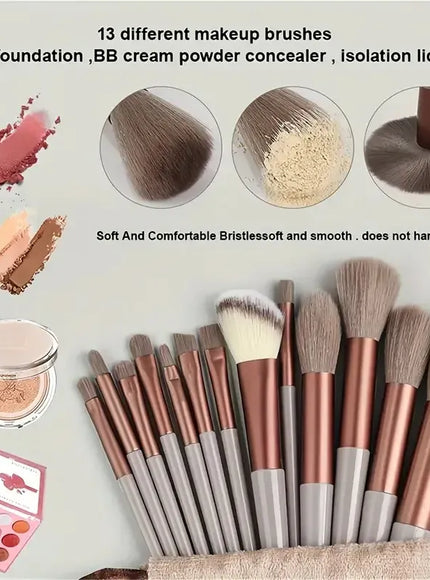KissICON Professional Makeup Brush Set 13 or 33 Piece
