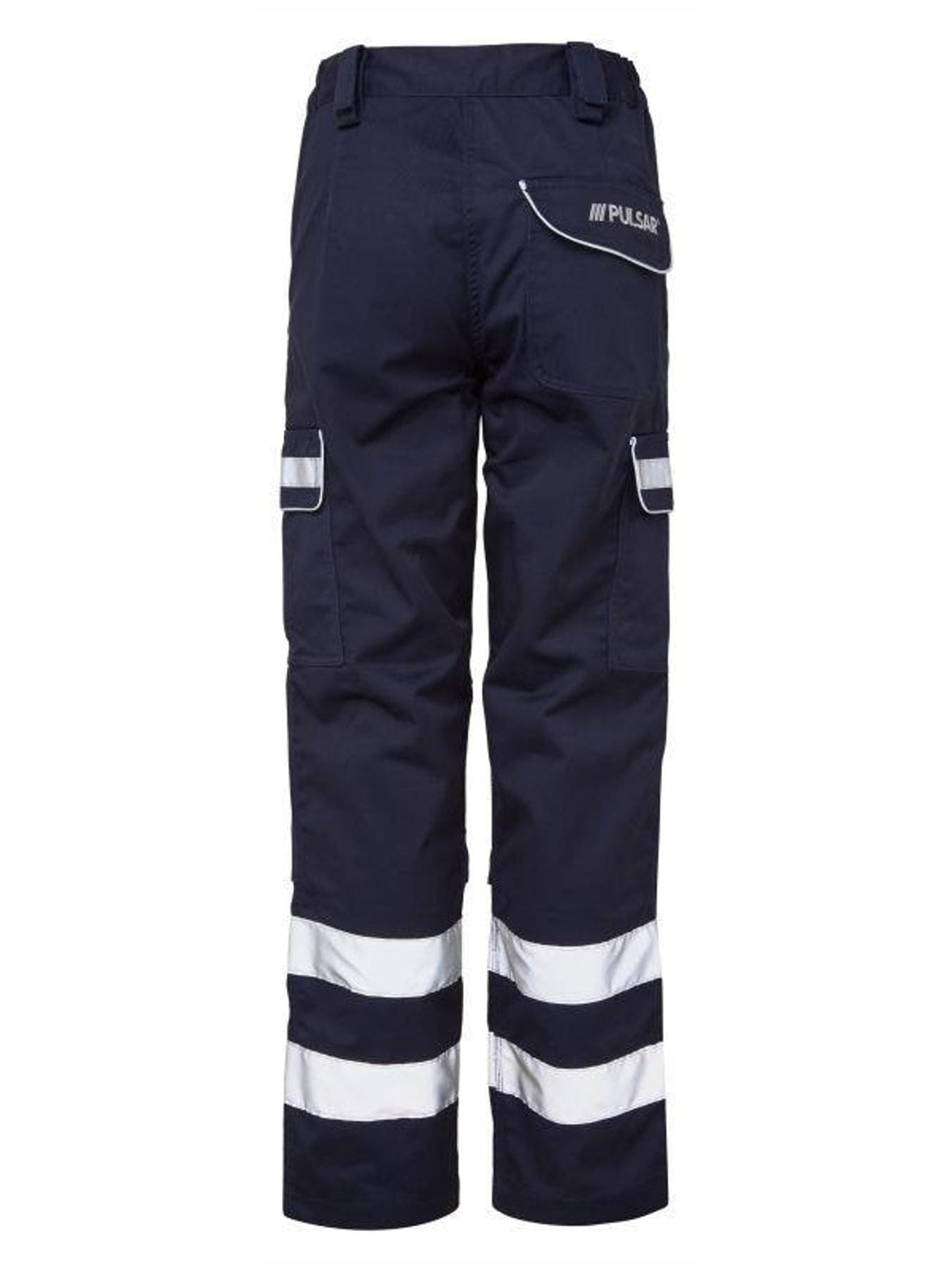 KissICON Pulsar Navy Reflective Polycotton Combat Work Trousers