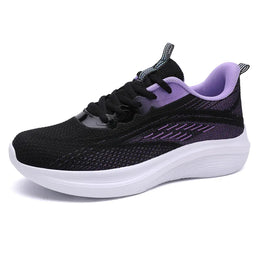 Dropshipman PURPLE / 36 Womens Running Shoes Athletic Outdoor Gym Training Sneakers Walking Tennis Shoes Breathable Sport Fashion Sneakers for Ladies